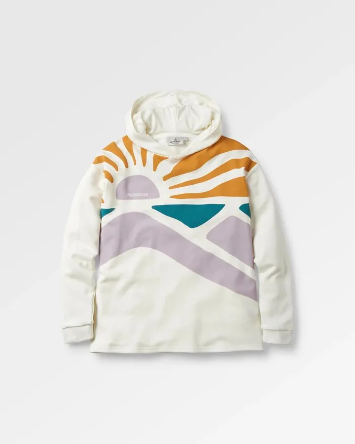 Passenger Tops Sunsets Organic Cotton Hoodie Marshmallow Marshmallow 8211 Women