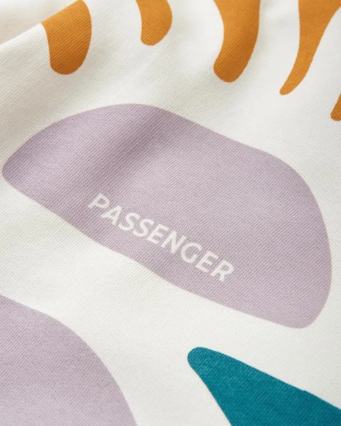 Passenger Tops Sunsets Organic Cotton Hoodie Marshmallow Marshmallow 8211 Women