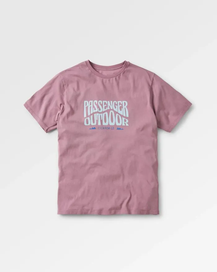 Passenger Tops Yuca Recycled Cotton TShirt Grape Grape 8211 Men