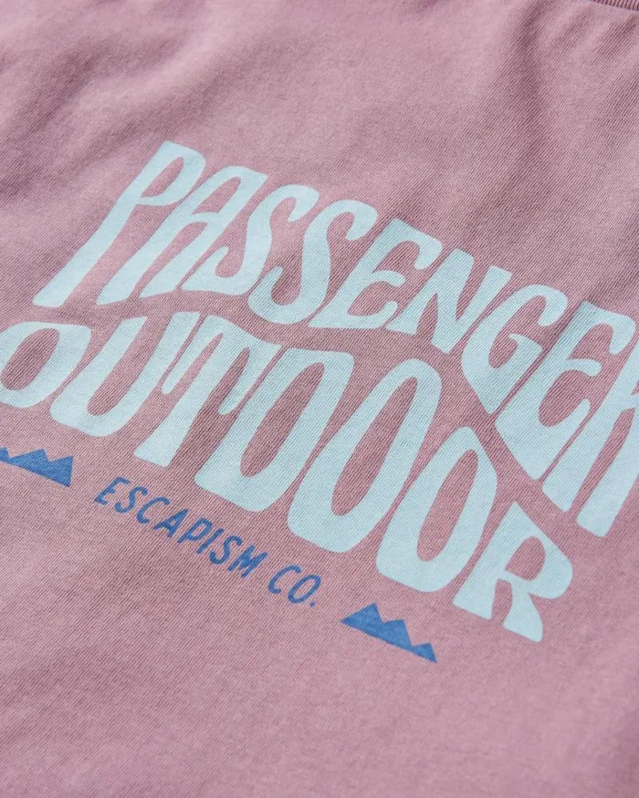 Passenger Tops Yuca Recycled Cotton TShirt Grape Grape 8211 Men