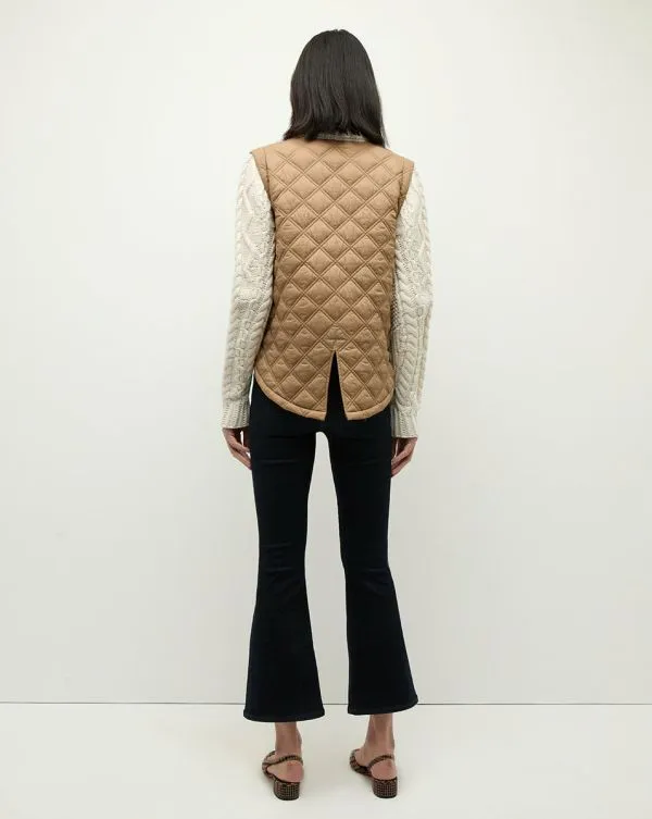 Patra MixedMedia Jacket Russetandivory Women Veronica Beard Jackets and Outerwear