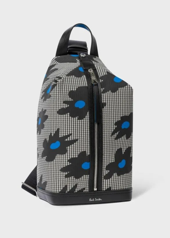 Paul Smith Bags 039Big Flower039 Sling Pack Black 8211 Mens
