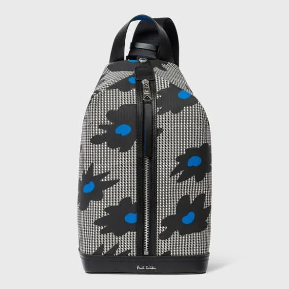 Paul Smith Bags 039Big Flower039 Sling Pack Black 8211 Mens