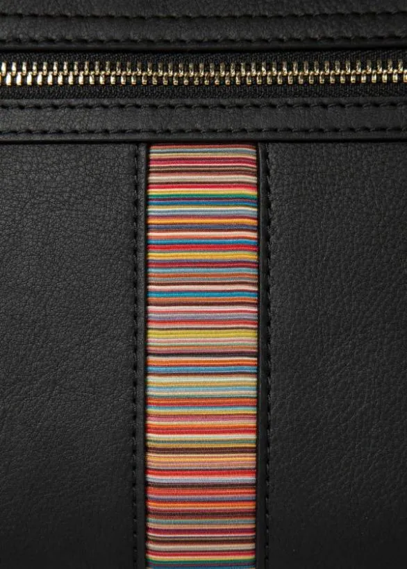 Paul Smith Bags 039Signature Stripe039 Musette Bag Black 8211 MensWomens