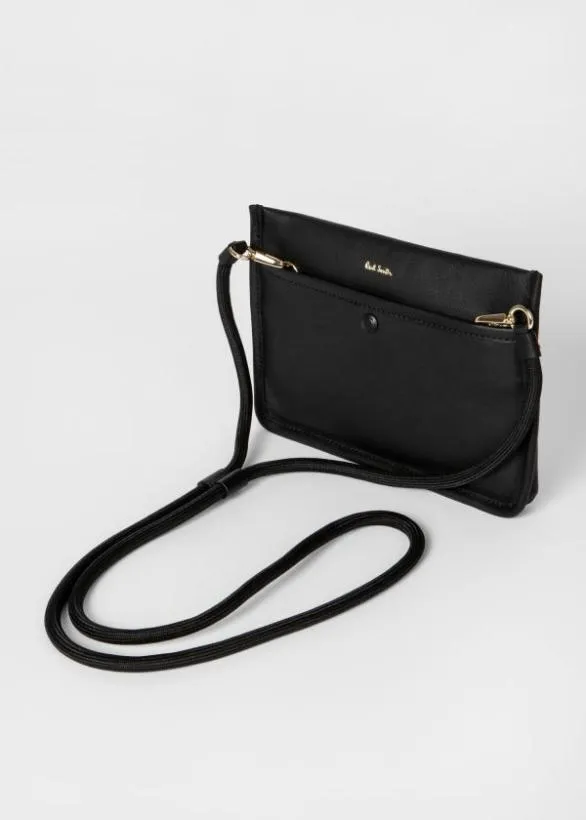 Paul Smith Bags 039Signature Stripe039 Musette Bag Black 8211 MensWomens
