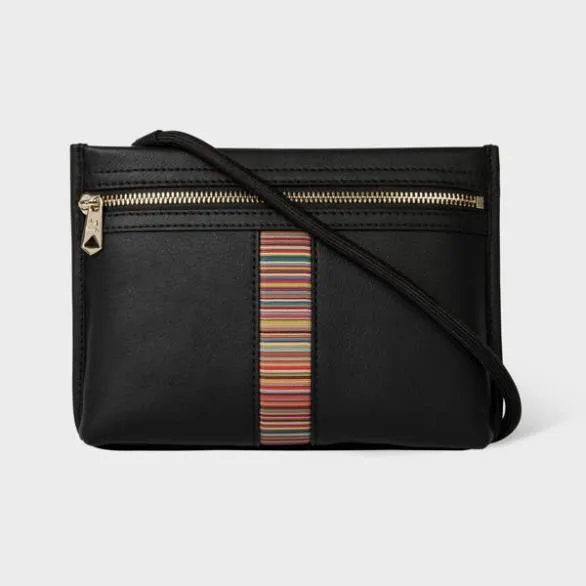 Paul Smith Bags 039Signature Stripe039 Musette Bag Black 8211 MensWomens