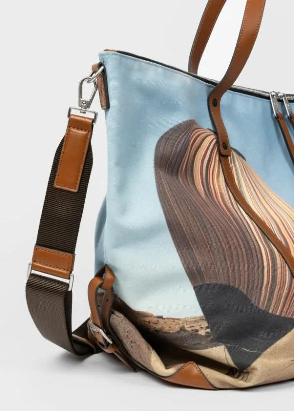 Paul Smith Bags 039Signature Stripe Balloon039 Print Holdall Multicolour 8211 Mens