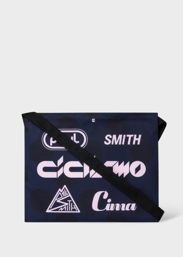 Paul Smith Bags Cycling Musette Bag Navy 8211 MensWomens