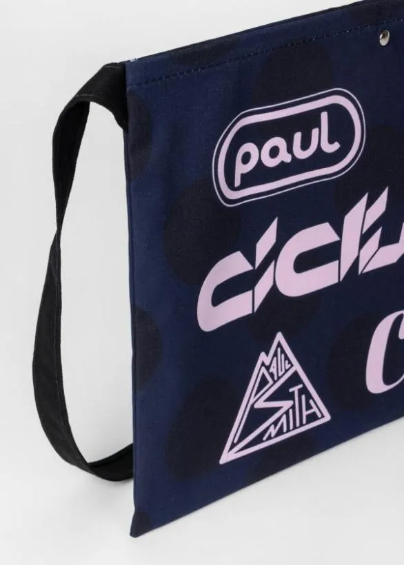 Paul Smith Bags Cycling Musette Bag Navy 8211 MensWomens