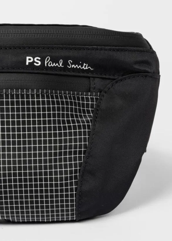 Paul Smith Bags Recycled Nylon Bum Bag Black 8211 Mens