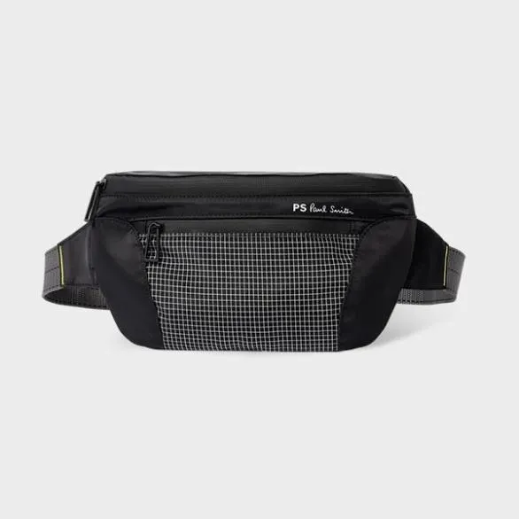 Paul Smith Bags Recycled Nylon Bum Bag Black 8211 Mens