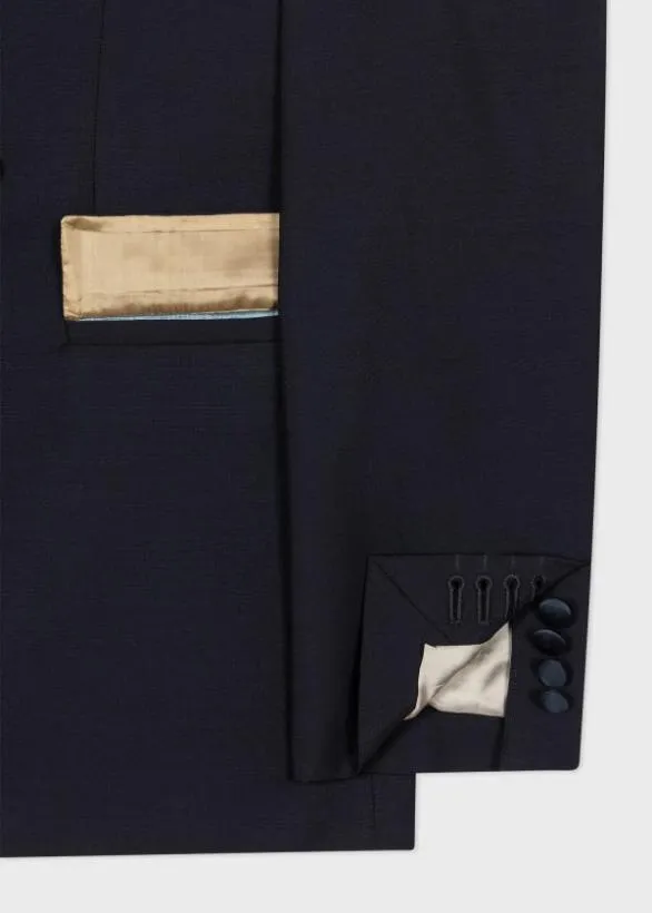 Paul Smith Blazers DoubleBreasted Evening Blazer Navy 8211 Mens