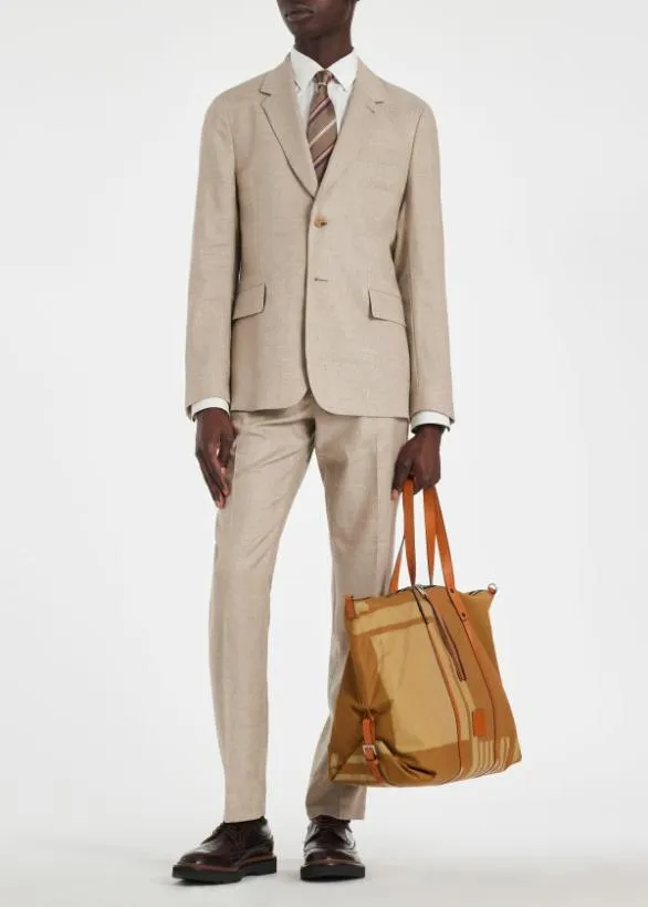 Paul Smith Blazers LinenBlend BuggyLined Blazer Beige 8211 Mens