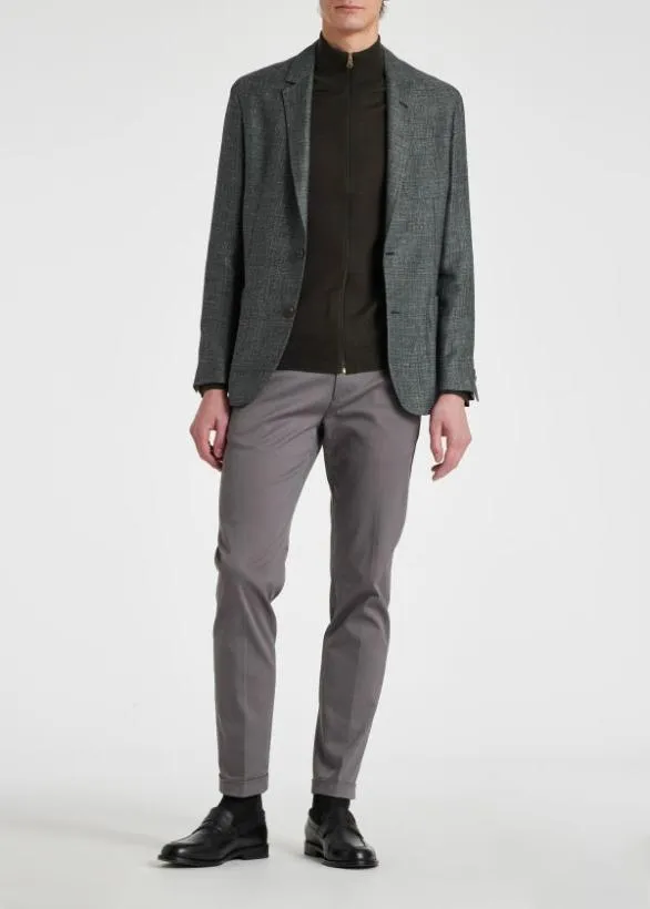 Paul Smith Blazers LinenBlend PatchPocket Blazer Grey 8211 Mens
