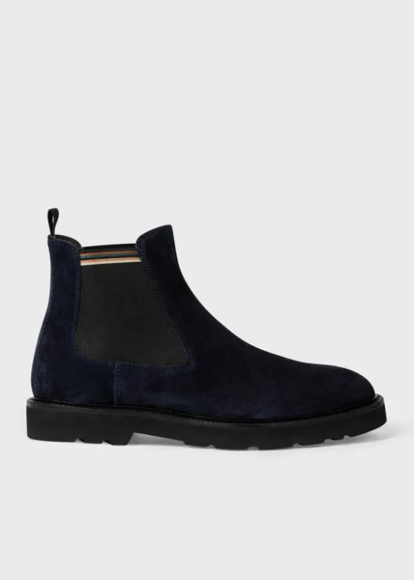 Paul Smith Boots 039Argo039 Chelsea Boots Navy 8211 Mens