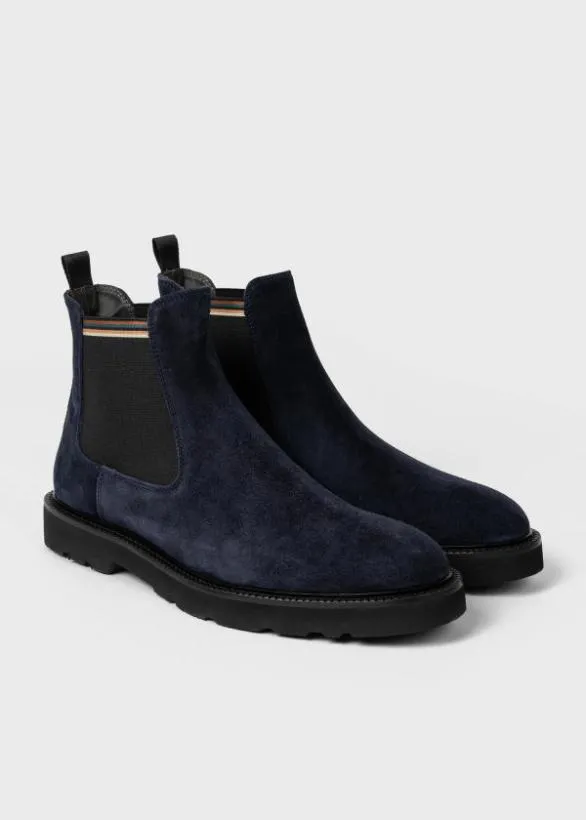 Paul Smith Boots 039Argo039 Chelsea Boots Navy 8211 Mens