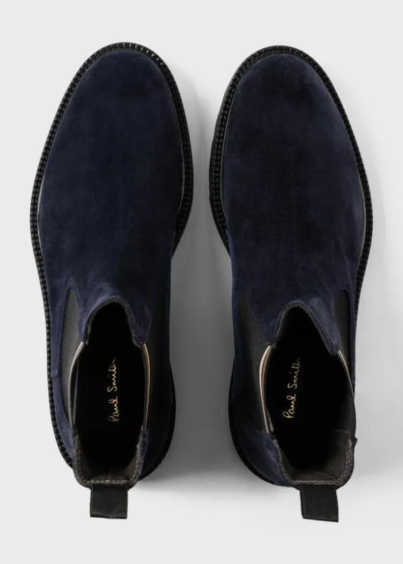 Paul Smith Boots 039Argo039 Chelsea Boots Navy 8211 Mens