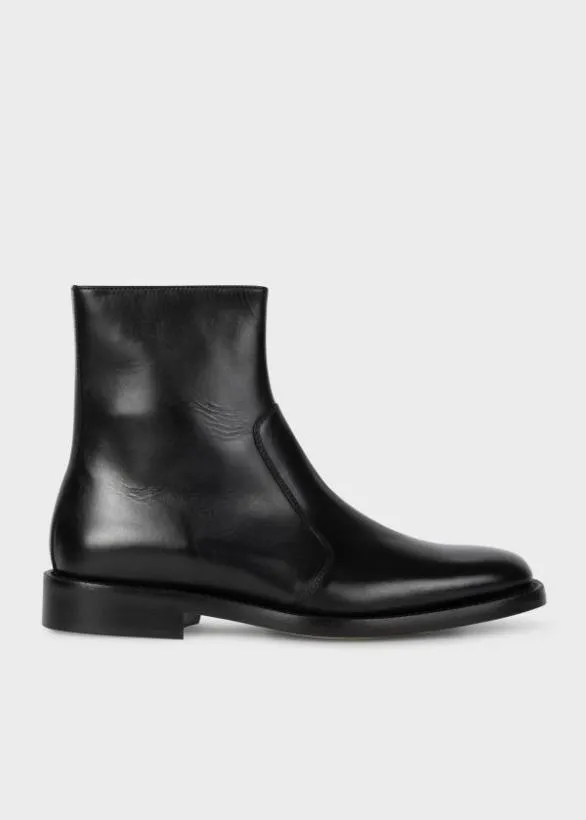 Paul Smith Boots Leather 039Pileggi039 Boots Black 8211 Mens