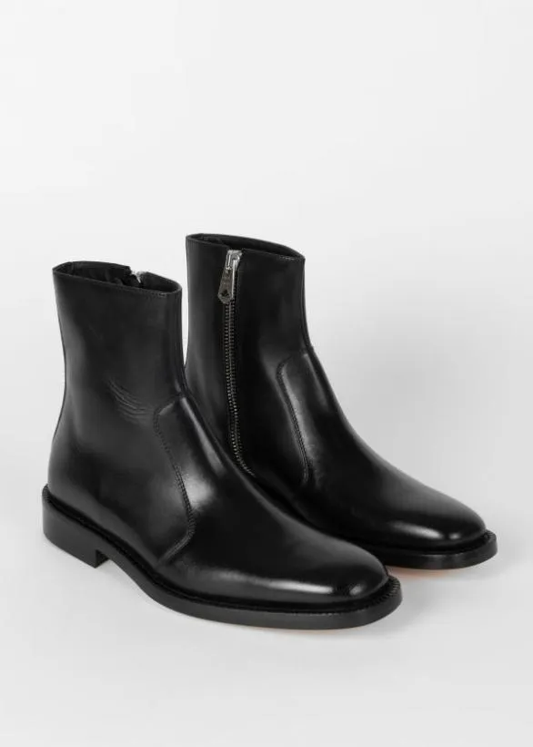 Paul Smith Boots Leather 039Pileggi039 Boots Black 8211 Mens