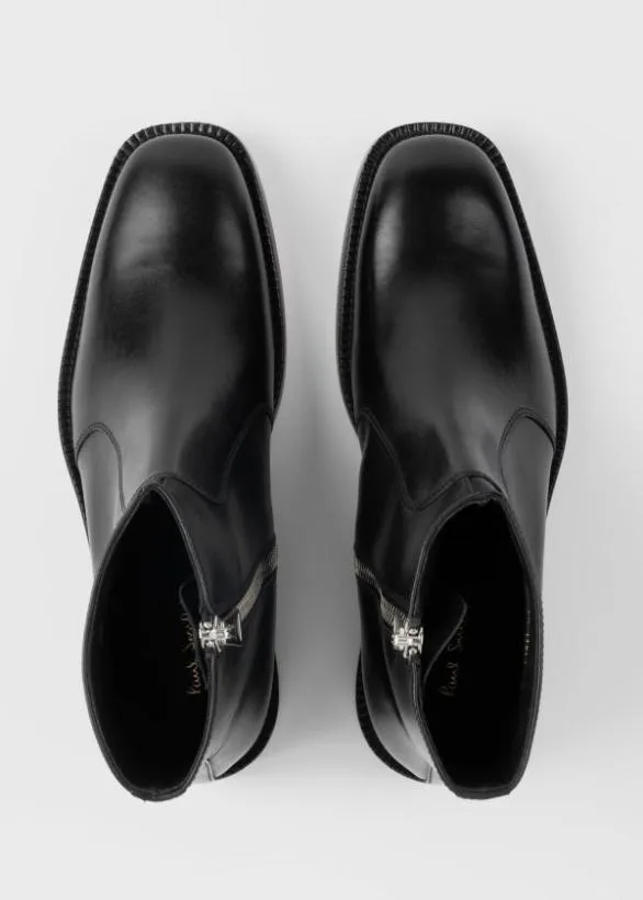 Paul Smith Boots Leather 039Pileggi039 Boots Black 8211 Mens