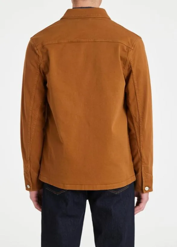 Paul Smith Coats and Jackets StretchCotton Chore Jacket Tan 8211 Mens