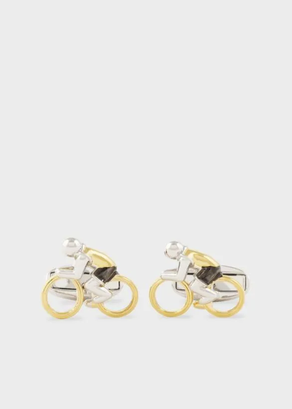 Paul Smith Cufflinks 039Cycle039 Cufflinks Silver 8211 Mens