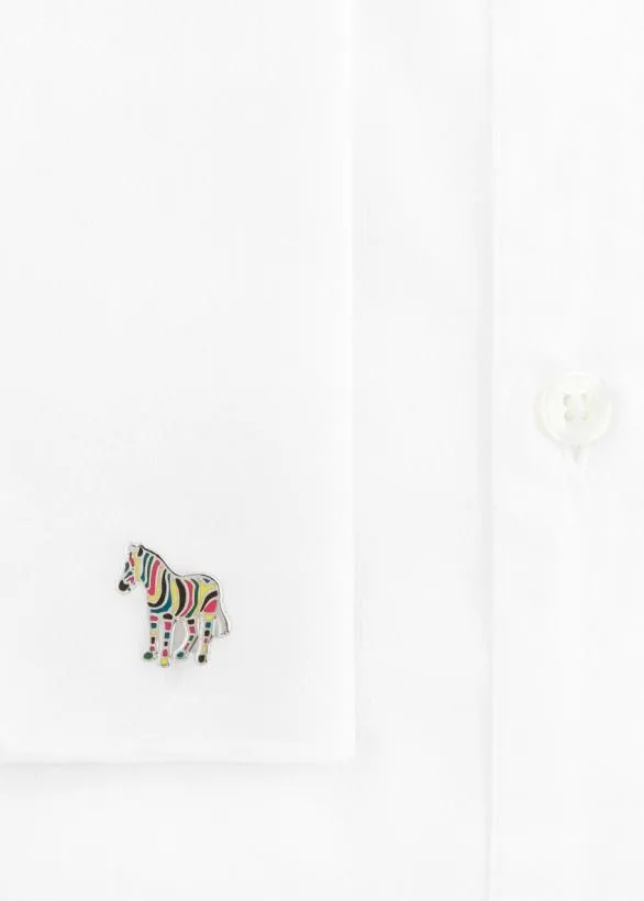 Paul Smith Cufflinks Stripe 039Zebra039 Cufflinks Silver 8211 Mens