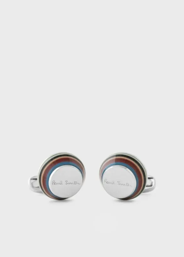 Paul Smith Cufflinks Taper Logo Cufflinks Multicolour 8211 Mens
