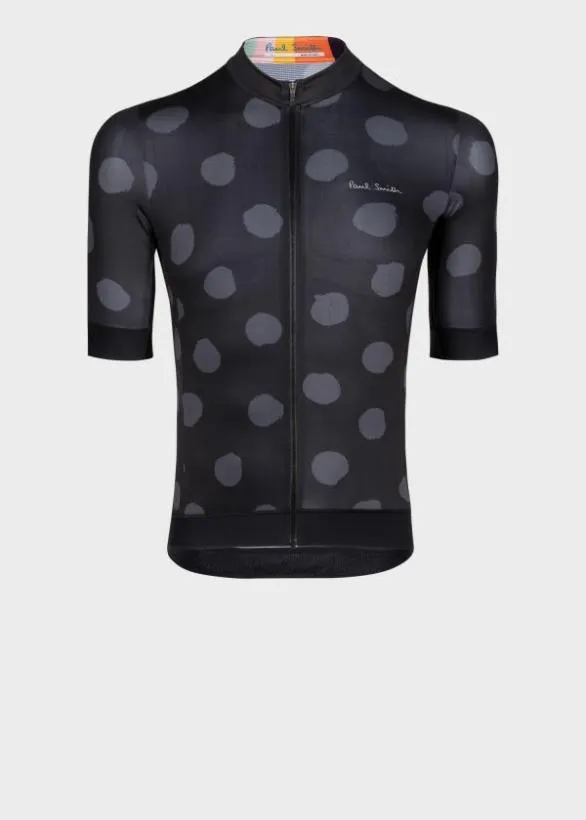Paul Smith Cycling 039Polka Dot039 Cycling Jersey Black 8211 Mens