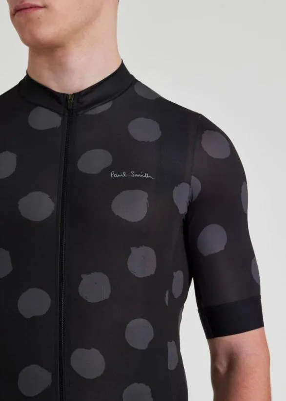 Paul Smith Cycling 039Polka Dot039 Cycling Jersey Black 8211 Mens
