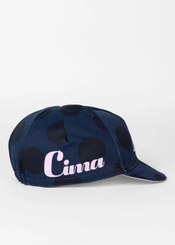 Paul Smith Cycling Polka Dot Cycling Cap and Musette Gift Set Navy 8211 Womens