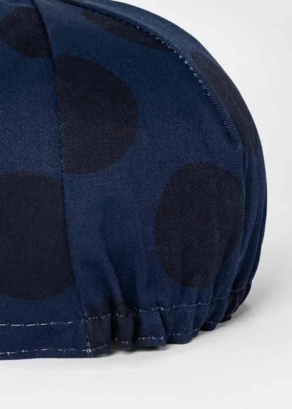 Paul Smith Cycling Polka Dot Cycling Cap and Musette Gift Set Navy 8211 Womens