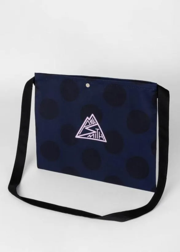 Paul Smith Cycling Polka Dot Cycling Cap and Musette Gift Set Navy 8211 Womens
