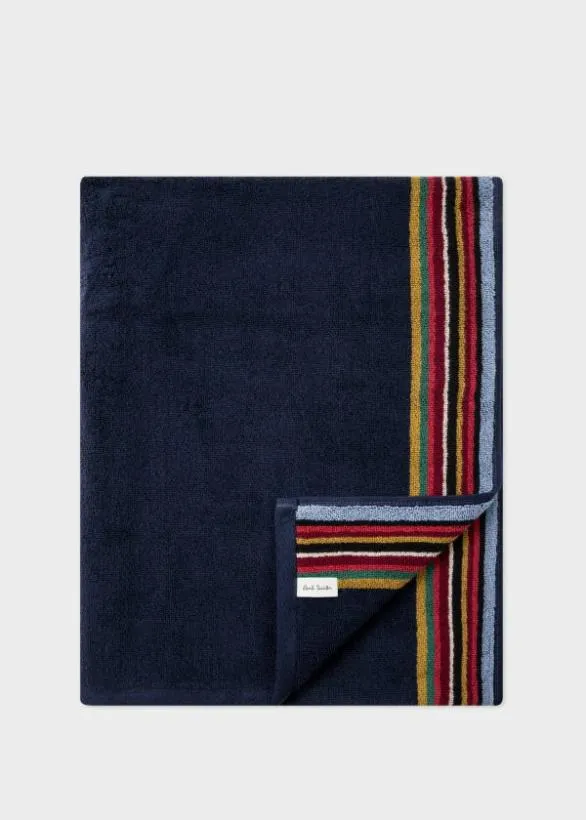 Paul Smith Decorative Accessories 039Signature Stripe039 Bath Towel Navy 8211 Home Paul Smith Decorative Accessories 039Signature Stripe039 Bath Towel Navy 8211 Home