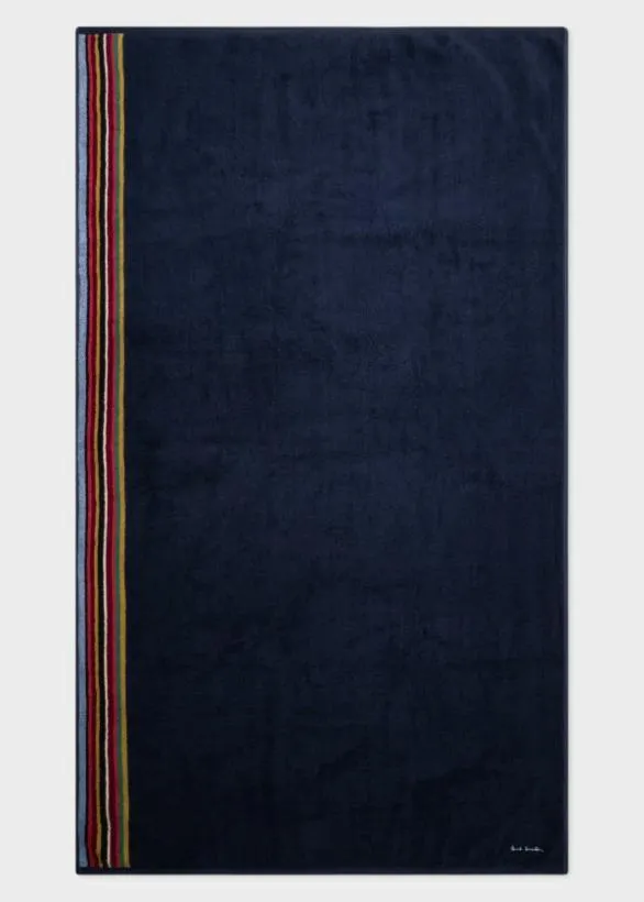 Paul Smith Decorative Accessories 039Signature Stripe039 Bath Towel Navy 8211 Home