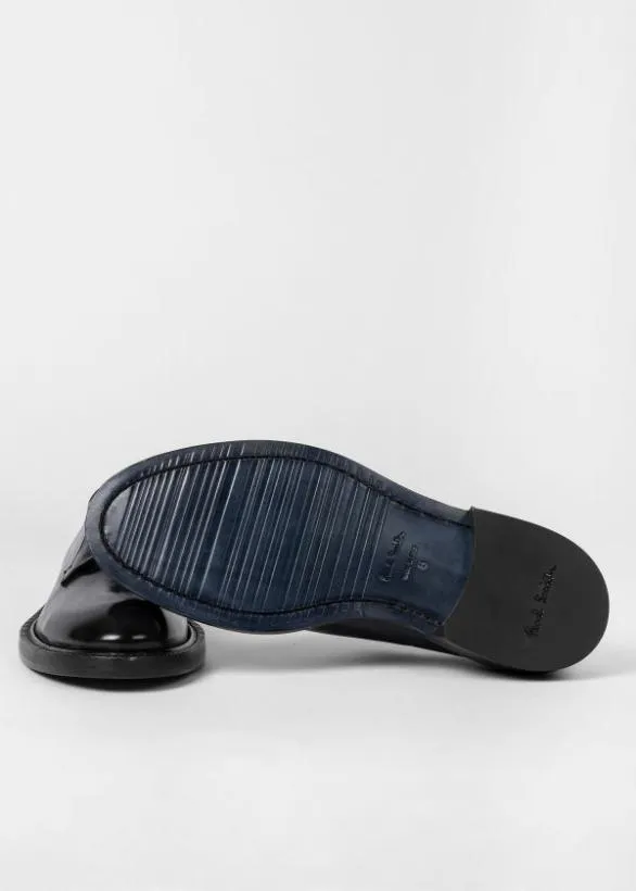 Paul Smith Derby Shoes Leather 039Dakar039 Shoes Dark Navy 8211 Mens