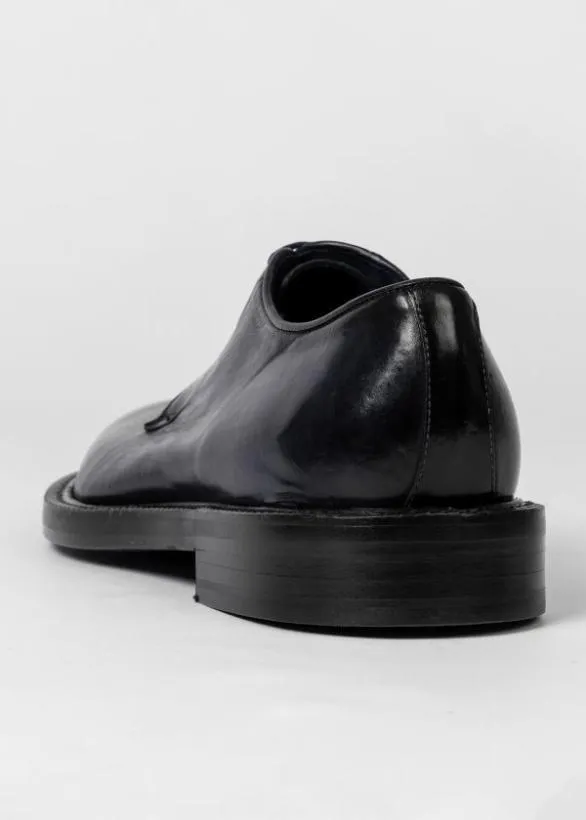 Paul Smith Derby Shoes Leather 039Dakar039 Shoes Dark Navy 8211 Mens