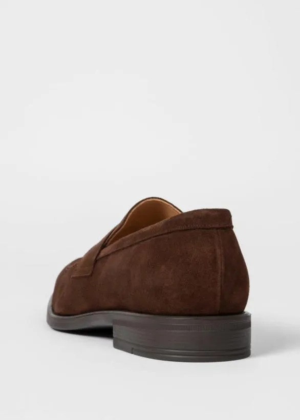 Paul Smith Formal Suede 039Remi039 Loafers Brown 8211 Mens