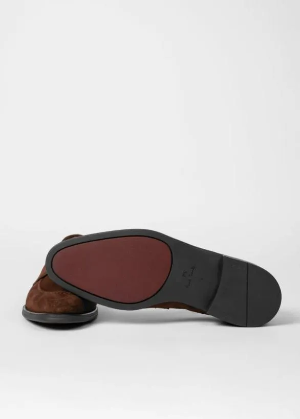Paul Smith Formal Suede 039Remi039 Loafers Brown 8211 Mens