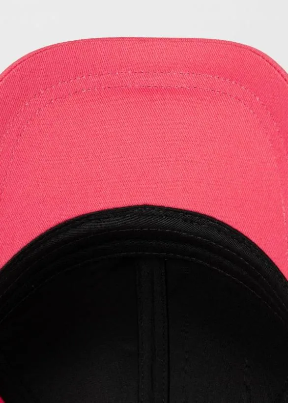 Paul Smith Hats and Gloves Zebra Logo Baseball Cap Coral 8211 Mens