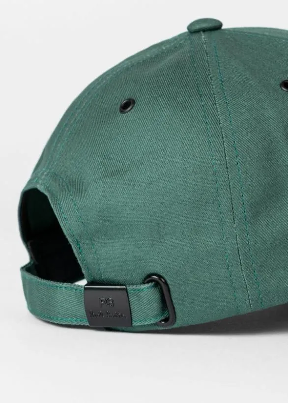 Paul Smith Hats and Gloves Zebra Logo Baseball Cap Green 8211 Mens