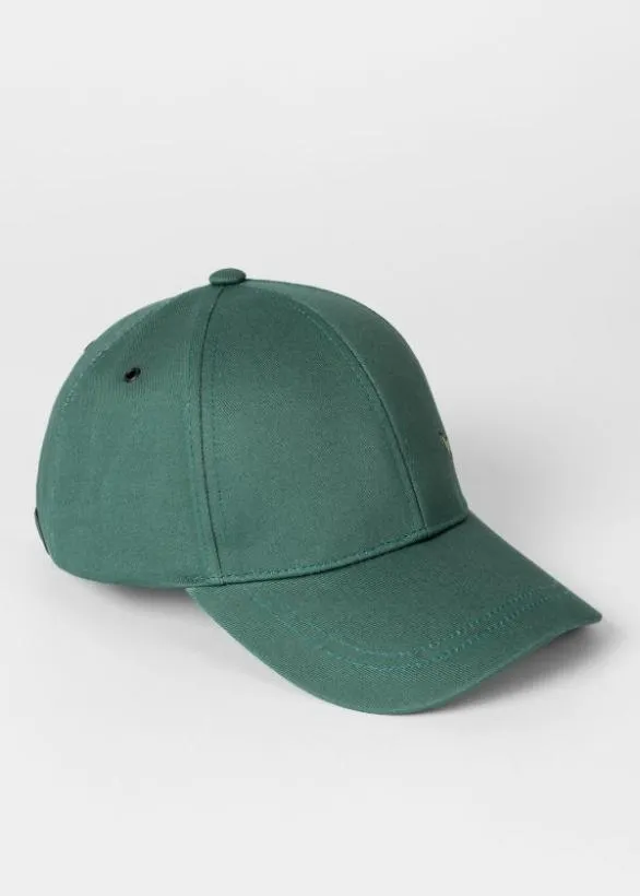 Paul Smith Hats and Gloves Zebra Logo Baseball Cap Green 8211 Mens