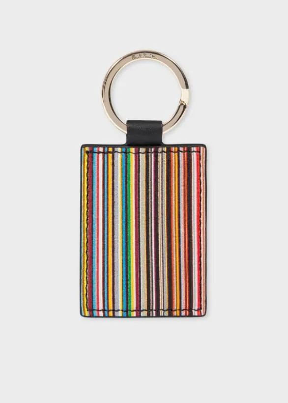 Paul Smith Jewellery and Keyrings 039Signature Stripe039 Socks and Keyring Gift Set Signature Stripe 8211 Mens