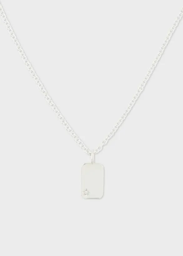 Paul Smith Jewellery and Keyrings 039Star039 Jewel Tag Necklace By Aurum LDN Sterling Silver 8211 MensWomens Paul Smith Jewellery and Keyrings 039Star039 Jewel Tag Necklace By Aurum LDN Sterling Silver 8211 MensWomens