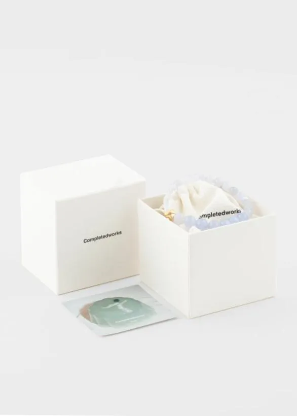 Paul Smith Jewellery and Keyrings Agate and Gold Vermeil Bracelet By Completedworks Light Blue 8211 Mens