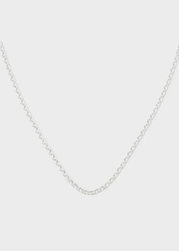 Paul Smith Jewellery and Keyrings Cable Chain Necklace By Aurum LDN Sterling Silver 8211 MensWomens Paul Smith Jewellery and Keyrings Cable Chain Necklace By Aurum LDN Sterling Silver 8211 MensWomens