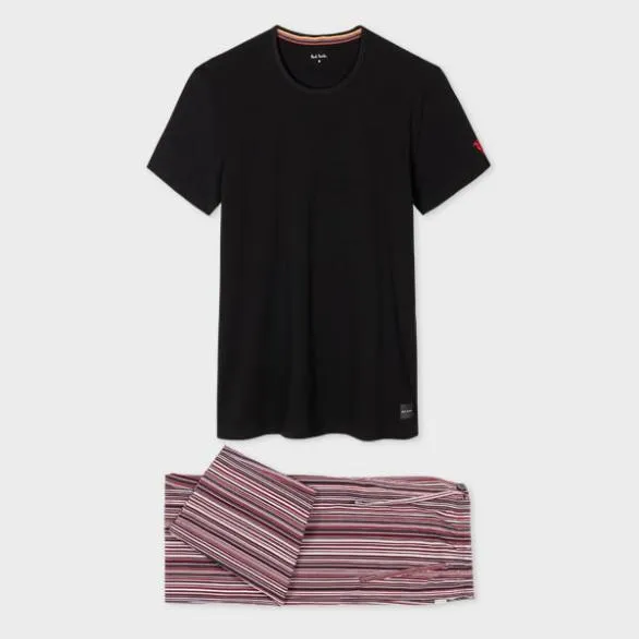 Paul Smith Loungewear Paul Smith and Manchester United 8211 Pyjama Set Red And Black 8211 MensHome