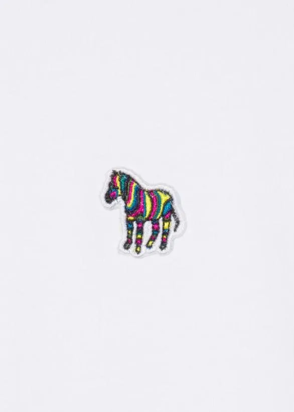 Paul Smith Loungewear Zebra Logo TShirt White 8211 Mens