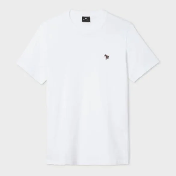 Paul Smith Loungewear Zebra Logo TShirt White 8211 Mens