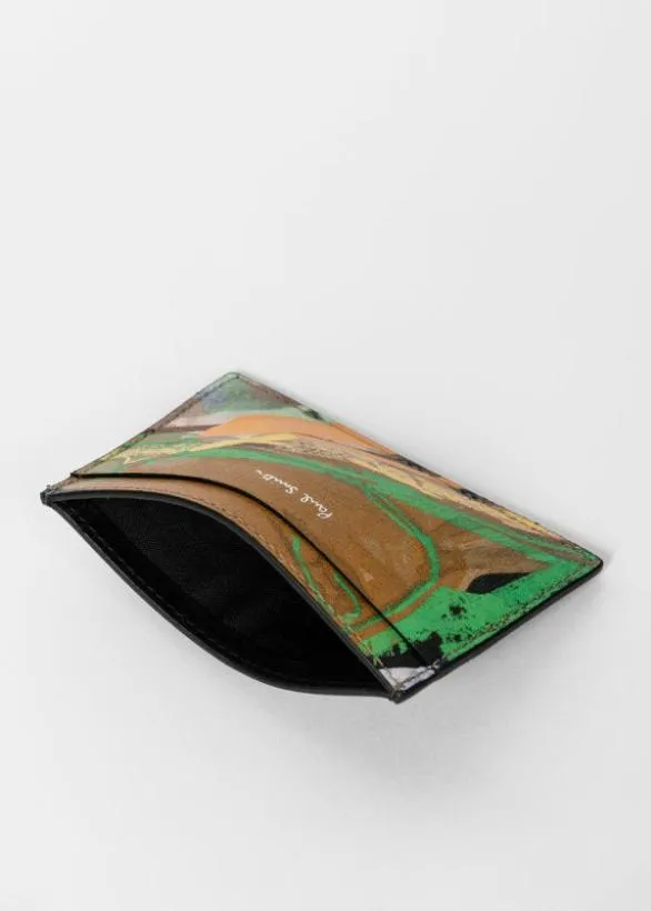 Paul Smith Monogrammed Gifts 039Life Drawing039 Print Card Holder Multicolour 8211 Mens